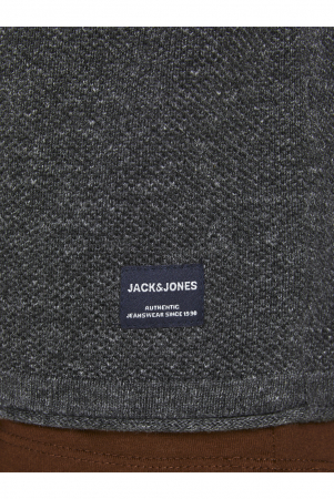 Hanorac JACK &JONES Hill Knit - 12190154-Dark Grey Melange [3]