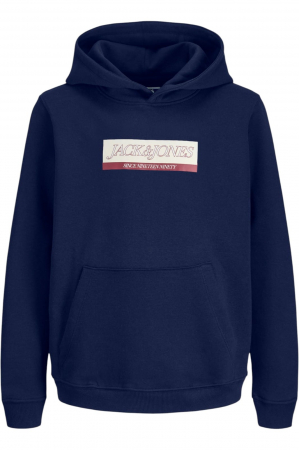 HANORACE - Hanorac JACK &JONES Inwood Block Branding JNR - 12284098-Ocean Cavern