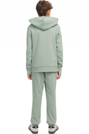 Hanorac JACK &JONES Logo 2 Colours JNR - 12258823-Iceberg Green [1]