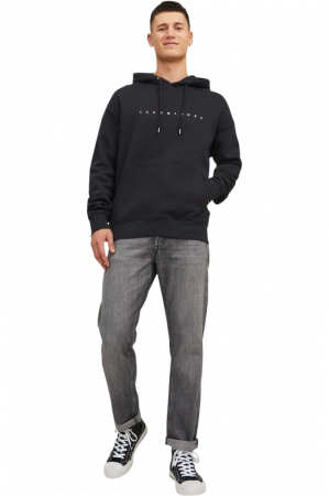 Hanorac JACK &JONES Star JJ Hood - 12233972-Black [5]