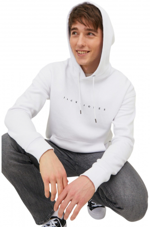 Hanorac JACK &JONES Star JJ Hood - 12233972-White [2]