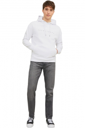 Hanorac JACK &JONES Star JJ Hood - 12233972-White [5]