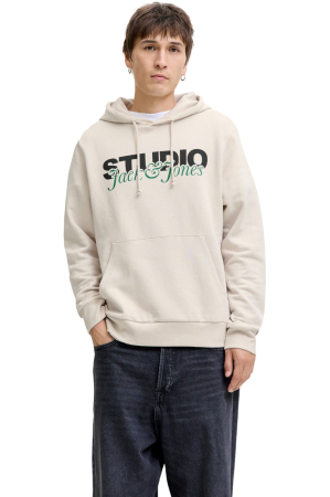 BĂRBAŢI - Hanorac JACK &JONES Yuki Sweat Hood BF - 12278611-Moonbeam