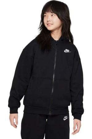 ÎMBRĂCĂMINTE - Hanorac NIKE Club Fleece Oversized FZ HDY - FD2931-010