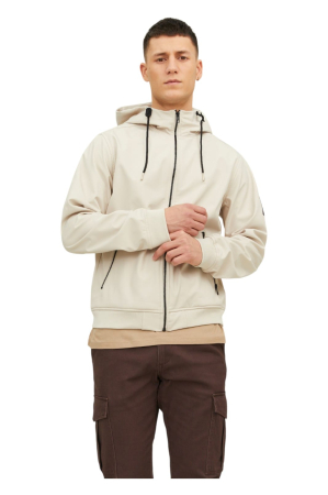 JACHETE ȘI GECI SPORT - Jacheta JACK &JONES Basic Softshell Hood - 12236300-Moonbeam