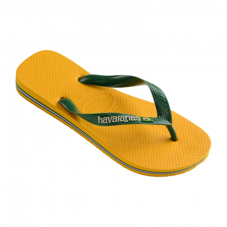 ȘLAPI ȘI PAPUCI SPORT - Slapi Havaianas Brasil Logo - 4110850-1652