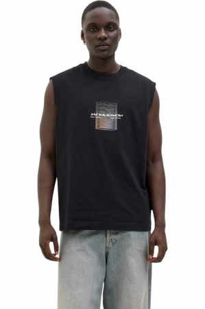 NOUTĂŢI - Maiou JACK &JONES Alma Sleeveless Crew - 12276950-Black
