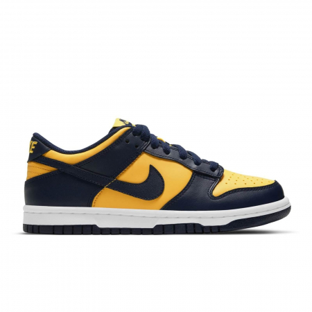 Dunk - NIKE Dunk Low BG Michigan - CW1590-700