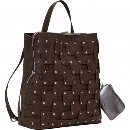 RUCSACURI DAMA FASHION - Rucsac Desigual New Patch 1 Choco Sumy 9L - 25WAKP39-6009
