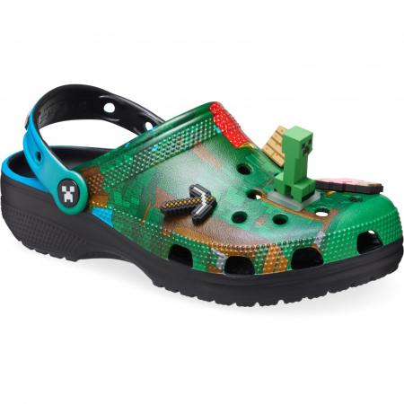 ȘLAPI ȘI PAPUCI SPORT - Saboti Crocs Classic Minecraft - 210829-90H