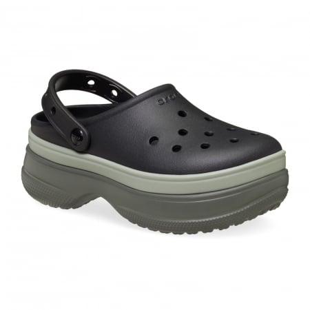 ȘLAPI ȘI PAPUCI SPORT - Saboti Crocs Classic Stacked - 211355-001