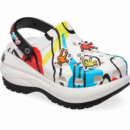 NOUTĂŢI - Saboti Crocs Keith Haring Mega Crush - 209822-001
