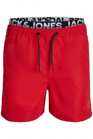 PANTALONI SCURȚI - Short JACK &JONES Fiji Swim - 12227254-Chinese Red