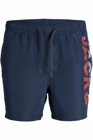 PANTALONI SCURȚI - Short JACK &JONES Fiji Swim Splicelogo - 12225967-Navy Blazer