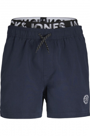 PANTALONI SCURȚI - Short JACK &JONES Fiji Swim WB JNR - 12228535-Navy Blazer