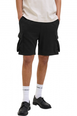 PANTALONI SCURȚI - Short JACK &JONES Gordon Loui Cargo Mid - 12268777-Black