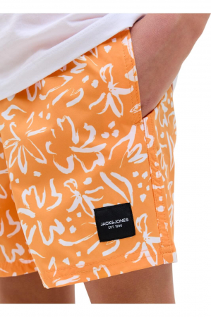 Short JACK &JONES Maui Swim Novelty AOP JNR - 12273843-Iceland Poppy [3]