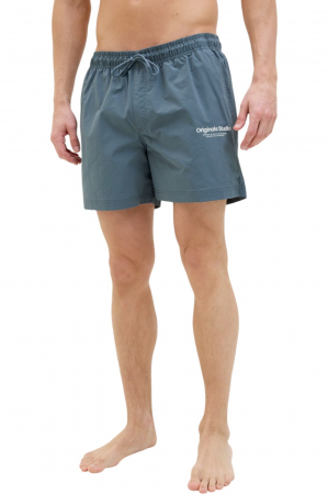 PANTALONI SCURȚI - Short JACK &JONES Naxos Swim Vesterbro - 12273986-Stormy Weather