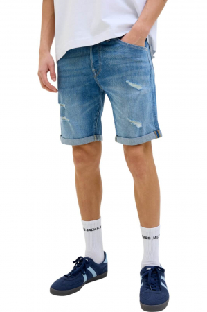 ÎMBRĂCĂMINTE - Short JACK &JONES Rick Fox Jeans - 12269608-Blue Denim