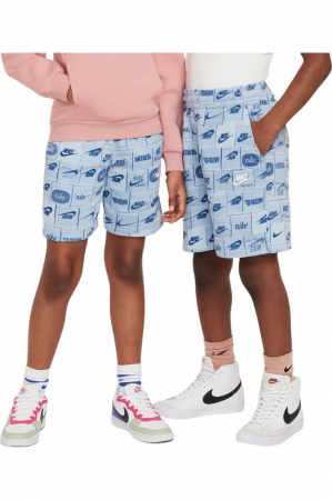 PANTALONI SCURȚI - Short NIKE Club FT AOP - FN8743-440