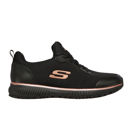 PANTOFI SPORT - Skechers Squad SR - 77222EC-BKRG