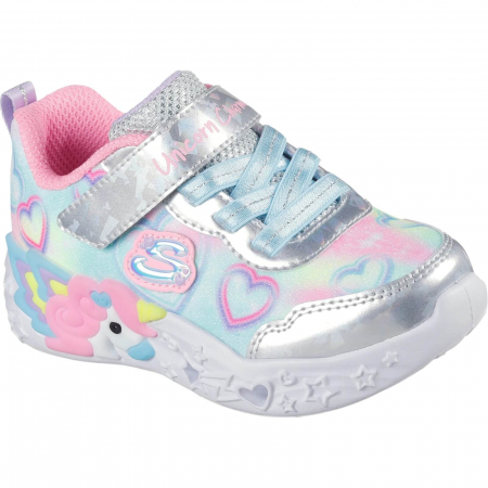Skechers Unicorn Charmer - Lil Heart Sparkles - 303064N-SMLT [3]