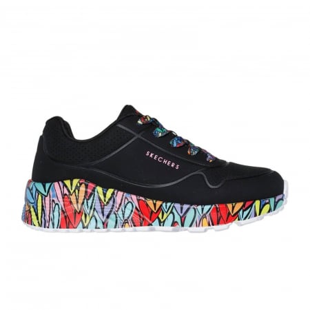 PANTOFI SPORT - Skechers Uno Lite - Subtle Love - 314088L-BKMT-FM