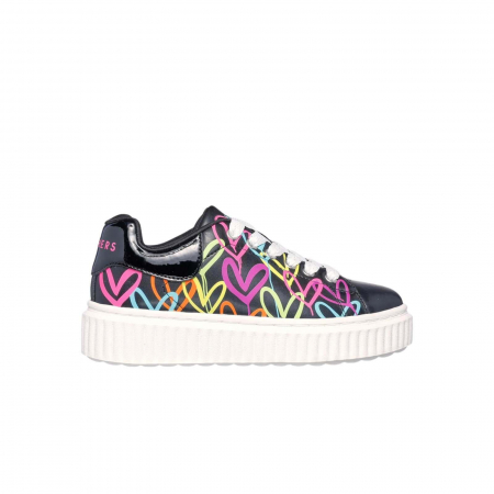 PANTOFI SPORT - Skechers x JGoldcrown Hi Ridge - Heart Takeover - 314076L-BKMT
