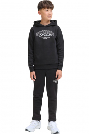 TRENINGURI - Trening JACK &JONES Makoto Hood Set JNR - 12287777-Black