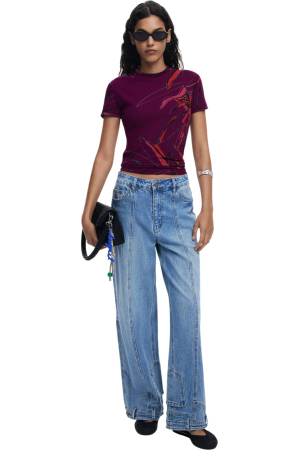 Tricou Desigual Lala Abstract - 25WWTK16-3161 [5]