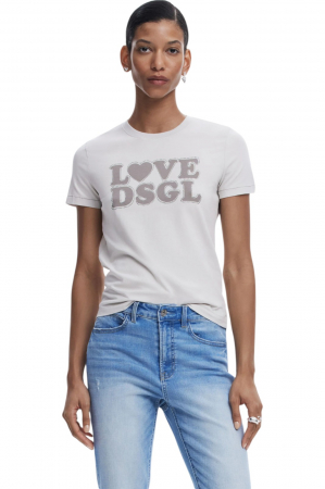 TRICOURI - Tricou Desigual Love DSGL - 25SWTK10-2001