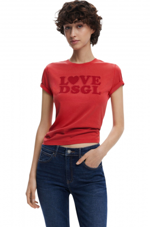 TRICOURI - Tricou Desigual Love DSGL - 25SWTK10-3092