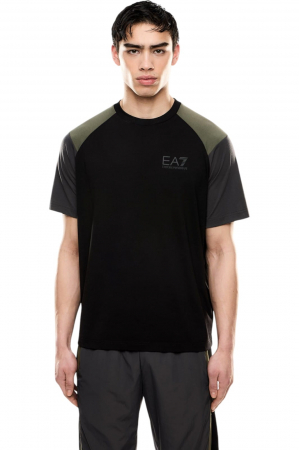 BĂRBAŢI - Tricou Emporio Armani EA7 ASV Athletic Color Block - AF16548-7M000942-UC001