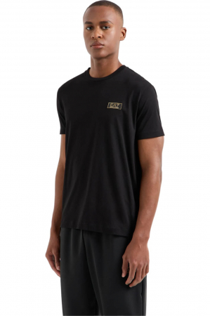 TRICOURI - Tricou Emporio Armani EA7 Gold Label Small Logo - AF10170-7M000021-UC001