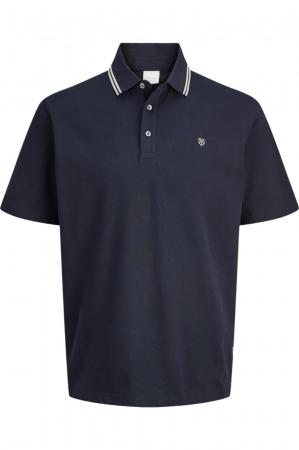 BĂRBAŢI - Tricou JACK &JONES Alex Polo SS25 - 12286338-Night Sky