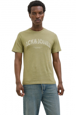 BĂRBAŢI - Tricou JACK &JONES Almeria Bold Branding - 12276962-Cedar