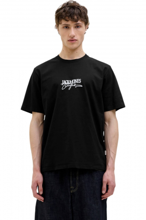 TRICOURI - Tricou JACK &JONES Almeria Branding - 12276784-Black