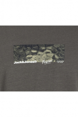 Tricou JACK &JONES Alpha Print - 12268180-Pavement [3]
