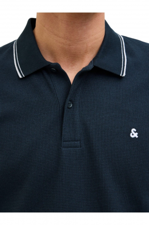 Tricou JACK &JONES Austin Polo SS - 12268130-Sky Captain [3]