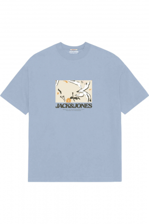 TRICOURI - Tricou JACK &JONES Avira AOP Crew - 12281811-Skyway