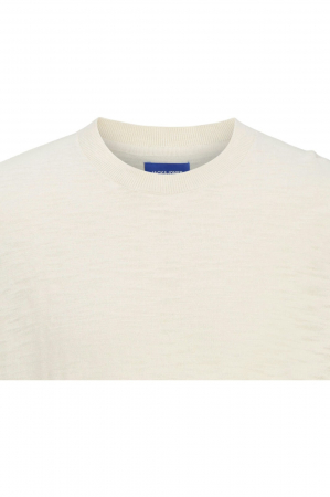 Tricou JACK &JONES Avira Knit - 12277097-Sea Salt [1]