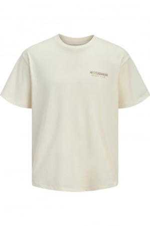 ÎMBRĂCĂMINTE - Tricou JACK &JONES Beach Club SS25 - 12293620-Egret