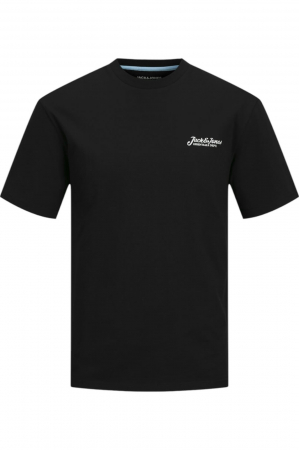 TRICOURI - Tricou JACK &JONES Beau Frontprint - 12275012-Black