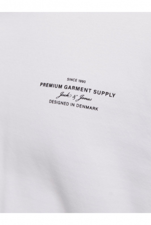 Tricou JACK &JONES Blachad Branding SN - 12259357-Bright White [2]