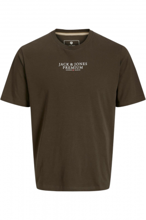 BĂRBAŢI - Tricou JACK &JONES Bluarchie Crew - 12217167-Black Olive