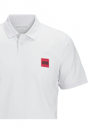 Tricou JACK &JONES Brandy Polo SS - 12287226-White [3]