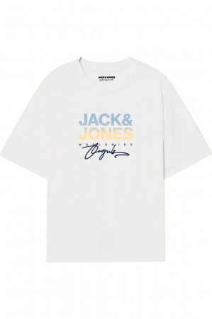 TRICOURI - Tricou JACK &JONES Canguu FST JNR - 12281852-Bright White