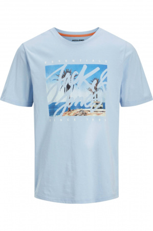 TRICOURI - Tricou JACK &JONES Colton Photoprint - 12268438-Chambray Blue