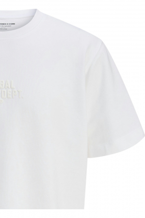 Tricou JACK &JONES Concrete Tonal - 12273294-Bright White [2]