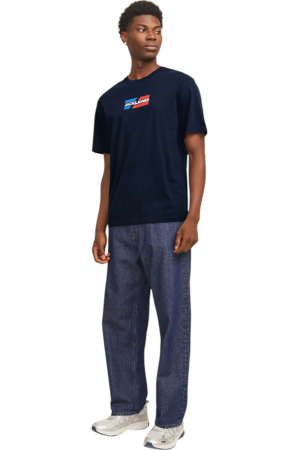 Tricou JACK &JONES Corp Graphic - 12268415-Sky Captain [3]